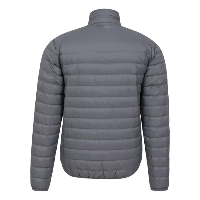 Grey - Back - Mountain Warehouse Mens Featherweight II Down Jacket