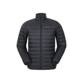 Black - Front - Mountain Warehouse Mens Featherweight II Down Jacket