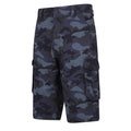 Blue - Lifestyle - Mountain Warehouse Mens Camo Cargo Shorts