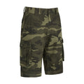 Khaki Green-Black - Lifestyle - Mountain Warehouse Mens Camo Cargo Shorts
