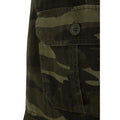 Khaki Green-Black - Pack Shot - Mountain Warehouse Mens Camo Cargo Shorts