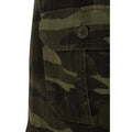 Khaki Green-Black - Pack Shot - Mountain Warehouse Mens Camo Cargo Shorts