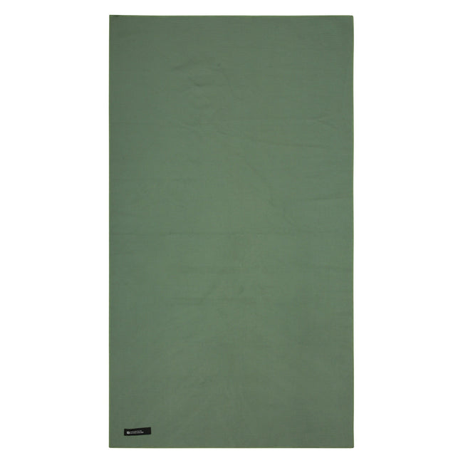 Khaki Green - Side - Mountain Warehouse Giant Ribbed Towel