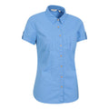Bright Blue - Lifestyle - Mountain Warehouse Womens-Ladies Coconut Short-Sleeved Shirt