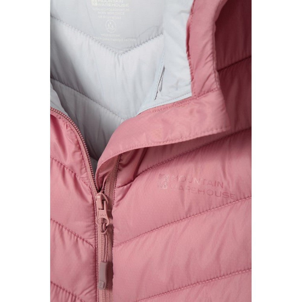 Pink - Close up - Mountain Warehouse Womens-Ladies Seasons Padded Jacket
