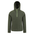 Pale Khaki - Front - Mountain Warehouse Childrens-Kids Camber II Fleece Hoodie