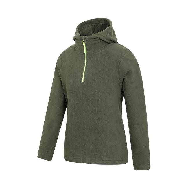 Pale Khaki - Lifestyle - Mountain Warehouse Childrens-Kids Camber II Fleece Hoodie