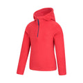 Red - Lifestyle - Mountain Warehouse Childrens-Kids Camber II Fleece Hoodie