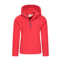 Red - Pack Shot - Mountain Warehouse Childrens-Kids Camber II Fleece Hoodie