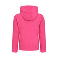 Dark Pink - Back - Mountain Warehouse Childrens-Kids Camber II Fleece Hoodie