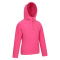 Dark Pink - Lifestyle - Mountain Warehouse Childrens-Kids Camber II Fleece Hoodie