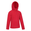Dark Red - Lifestyle - Mountain Warehouse Childrens-Kids Camber II Fleece Hoodie