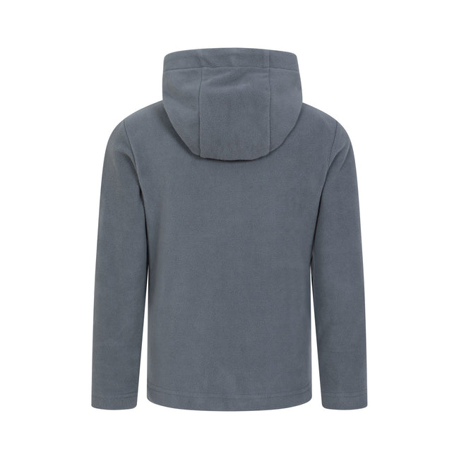 Grey - Back - Mountain Warehouse Childrens-Kids Camber II Fleece Hoodie