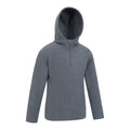 Grey - Lifestyle - Mountain Warehouse Childrens-Kids Camber II Fleece Hoodie