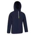 Navy - Lifestyle - Mountain Warehouse Childrens-Kids Camber II Fleece Hoodie