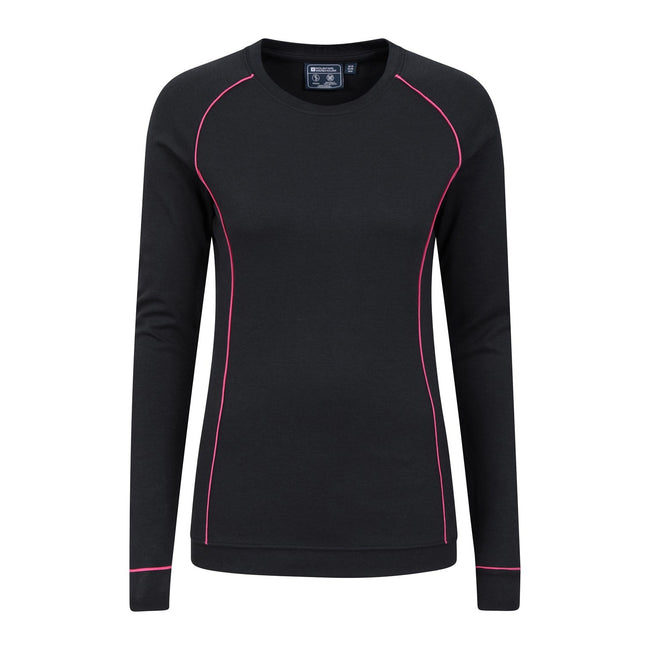 Black - Front - Mountain Warehouse Womens-Ladies Bamboo Top