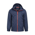 Blue - Pack Shot - Mountain Warehouse Childrens-Kids Torrent Taped Seam Waterproof Jacket