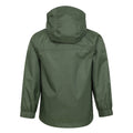 Green - Back - Mountain Warehouse Childrens-Kids Torrent Taped Seam Waterproof Jacket