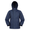 Navy - Front - Mountain Warehouse Childrens-Kids Torrent Taped Seam Waterproof Jacket