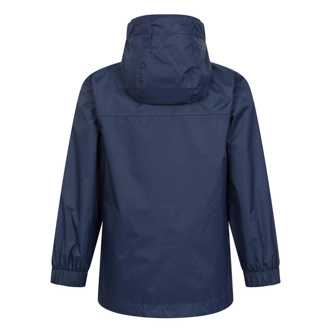 Navy - Back - Mountain Warehouse Childrens-Kids Torrent Taped Seam Waterproof Jacket