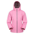 Pale Pink - Back - Mountain Warehouse Childrens-Kids Torrent Taped Seam Waterproof Jacket