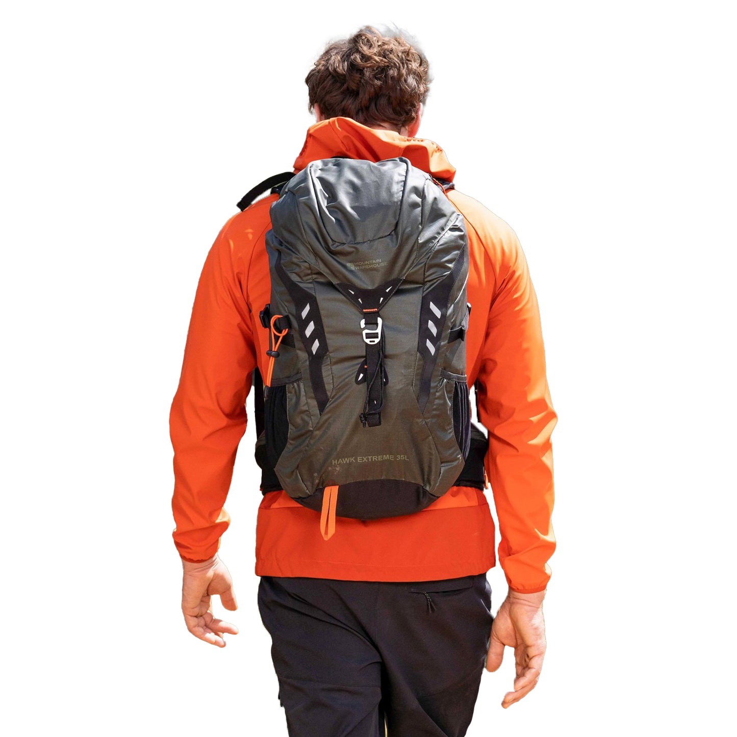 Green - Pack Shot - Mountain Warehouse Hawk Extreme 35L Backpack
