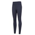Navy - Side - Mountain Warehouse Womens-Ladies Contin Trekking Thermal Leggings