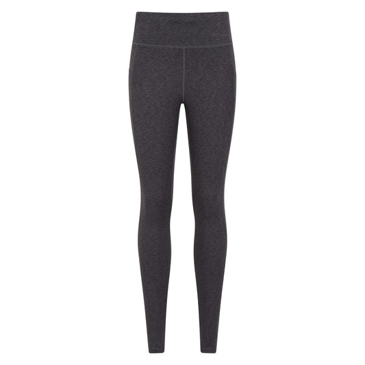Grey - Front - Mountain Warehouse Womens-Ladies Contin Trekking Thermal Leggings