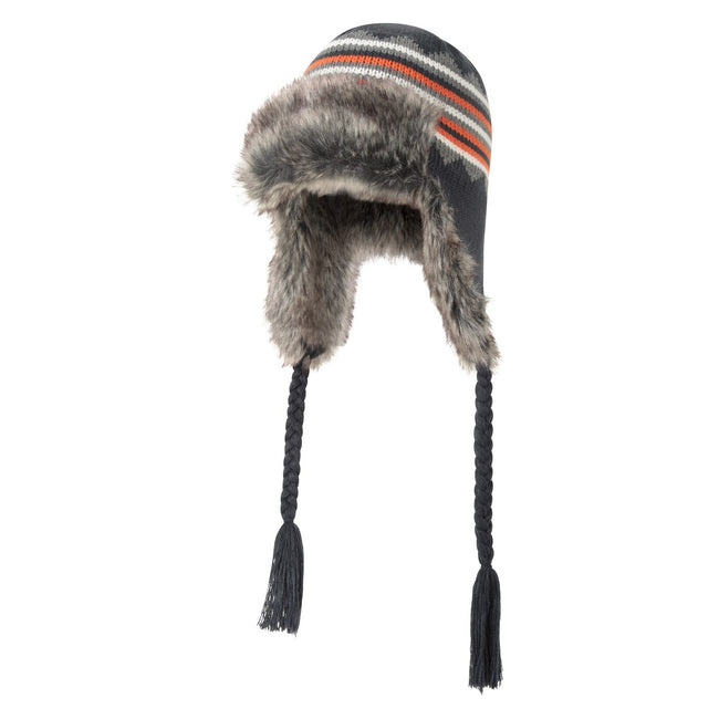 Dark Grey - Lifestyle - Mountain Warehouse Unisex Adult St Anton Knitted Bomber Hat