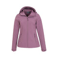 Dusky Purple - Pack Shot - Mountain Warehouse Womens-Ladies Exodus Breathable Soft Shell Jacket