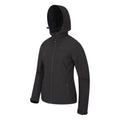 Black - Side - Mountain Warehouse Womens-Ladies Exodus Breathable Soft Shell Jacket