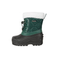 Dark Green - Side - Mountain Warehouse Childrens-Kids Arctic Adaptive Waterproof Snow Boots
