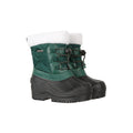 Dark Green - Close up - Mountain Warehouse Childrens-Kids Arctic Adaptive Waterproof Snow Boots