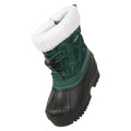 Dark Green - Front - Mountain Warehouse Childrens-Kids Arctic Adaptive Waterproof Snow Boots