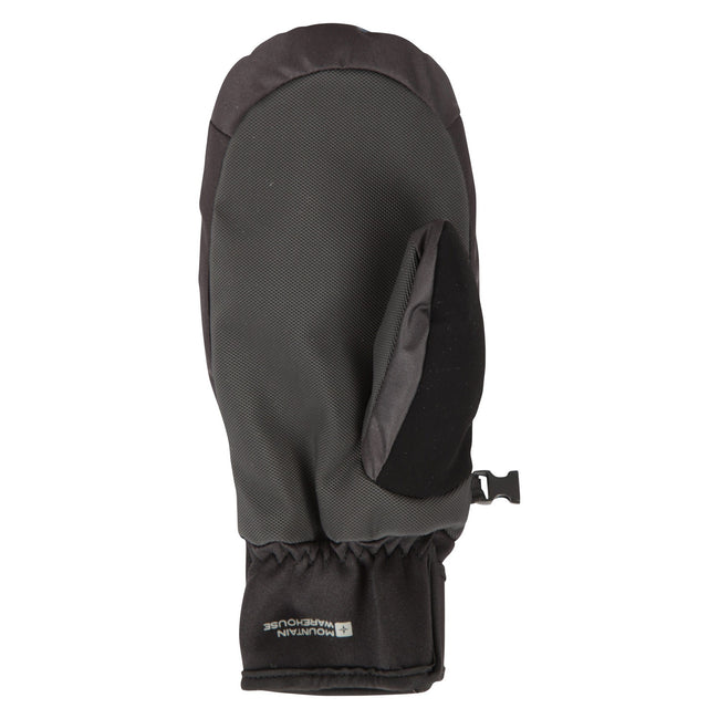 Black-Blue - Back - Mountain Warehouse Mens Arctic Edge Waterproof Ski Mittens