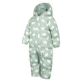 Leaf Green - Lifestyle - Mountain Warehouse Toddler Frosty Clouds Padded Snowsuit