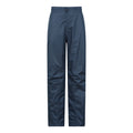 Navy - Front - Mountain Warehouse Womens-Ladies Spray Waterproof Trousers