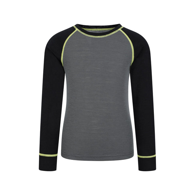 Alloy - Side - Mountain Warehouse Childrens-Kids Merino II Base Layer Set