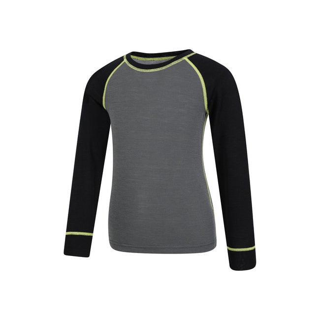 Alloy - Pack Shot - Mountain Warehouse Childrens-Kids Merino II Base Layer Set