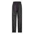 Black - Back - Mountain Warehouse Mens Spray Waterproof Trousers