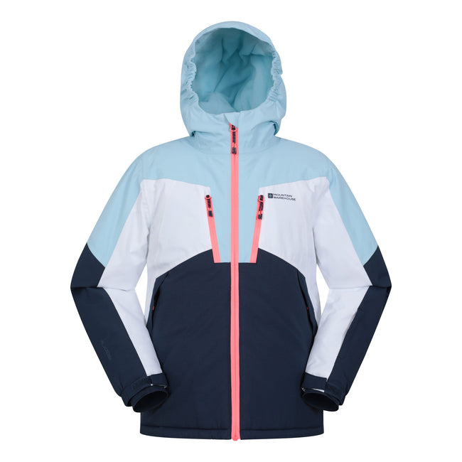 Light Blue - Front - Mountain Warehouse Childrens-Kids Galactic II Extreme Ski Jacket