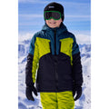 Green - Front - Mountain Warehouse Childrens-Kids Galactic II Extreme Ski Jacket