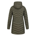 Khaki Green - Back - Mountain Warehouse Womens-Ladies Florence Faux Fur Lined Padded Jacket