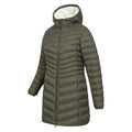 Khaki Green - Lifestyle - Mountain Warehouse Womens-Ladies Florence Faux Fur Lined Padded Jacket