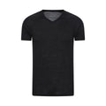 Black - Front - Mountain Warehouse Mens Summit Merino Wool Thermal Top