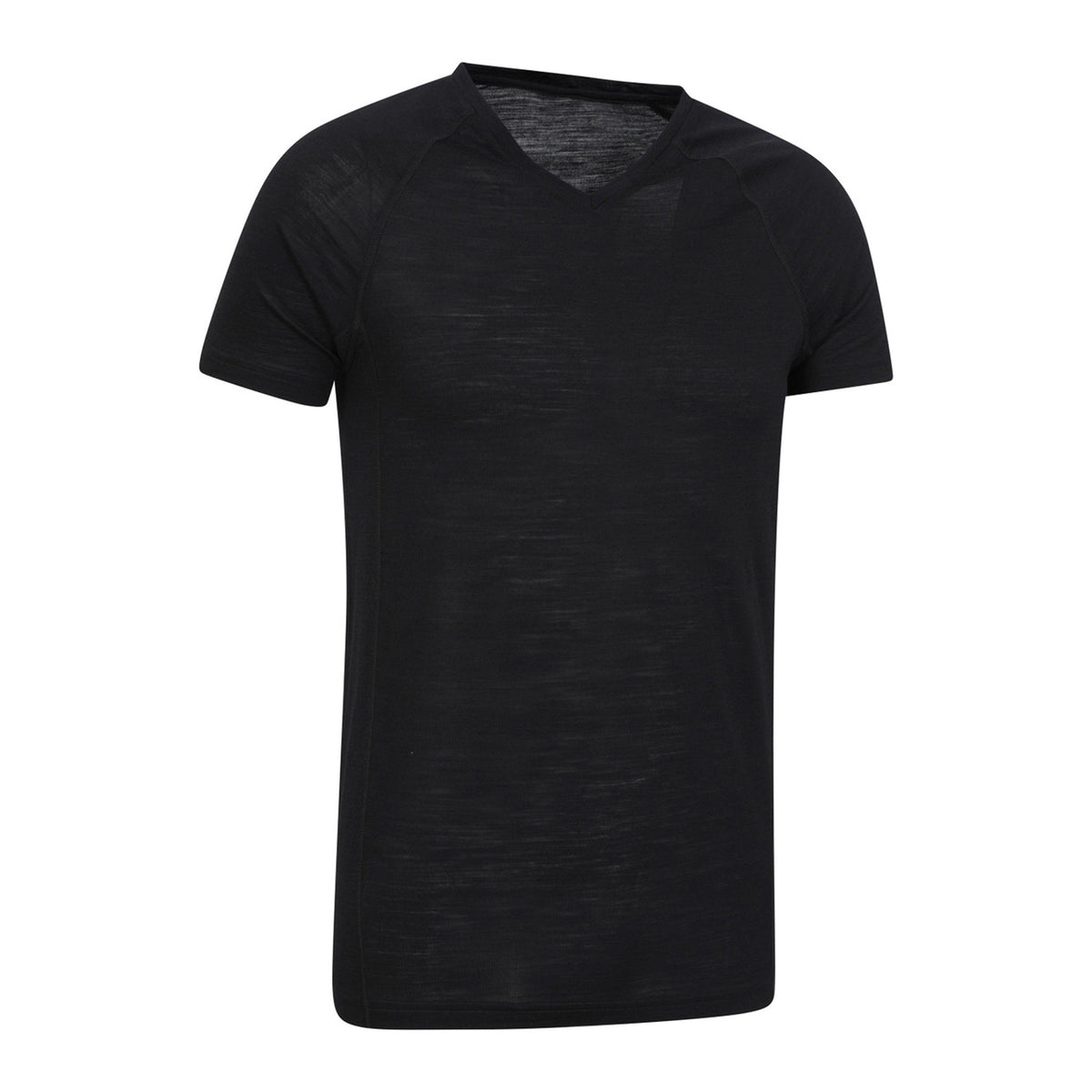 Black - Lifestyle - Mountain Warehouse Mens Summit Merino Wool Thermal Top