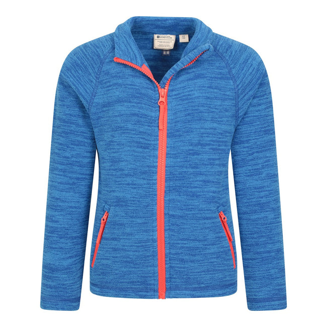 Blue - Lifestyle - Mountain Warehouse Childrens-Kids Snowdonia Fleece Jacket