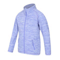 Purple - Back - Mountain Warehouse Childrens-Kids Snowdonia Fleece Jacket