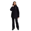 Jet Black - Lifestyle - Animal Womens-Ladies Tignes Ski Jacket