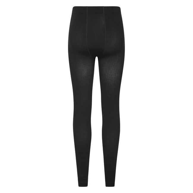 Black - Back - Mountain Warehouse Womens-Ladies Brushed Isotherm Thermal Leggings (Pack of 2)